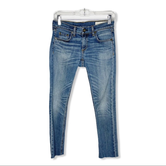 rag & bone Denim - RAG & BONE / The Dre Ada raw hem skinny jeans